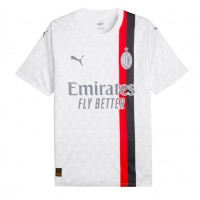 Pánský Fotbalový dres AC Milan 2023-24 Venkovní Krátký Rukáv